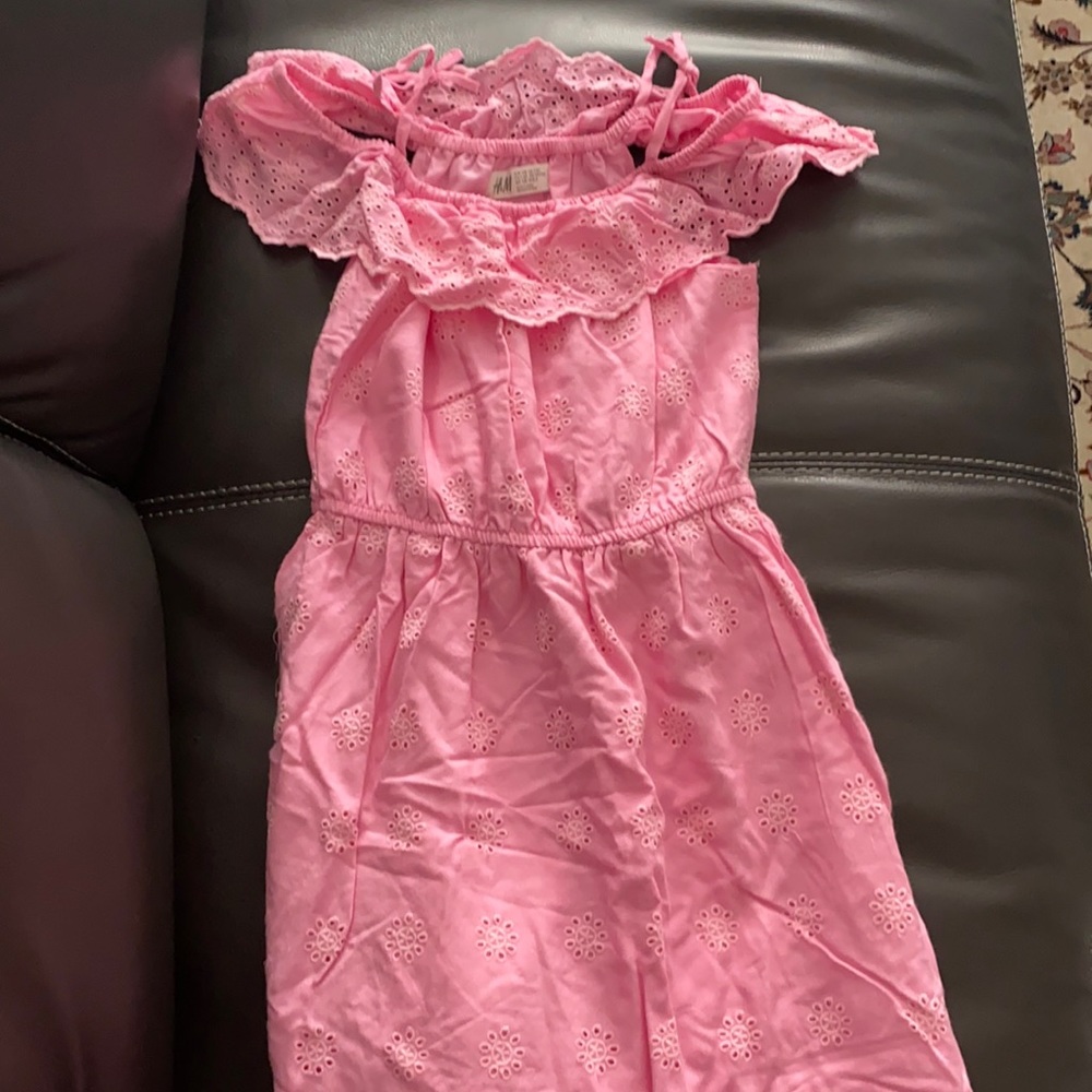 H&M pink girl dress